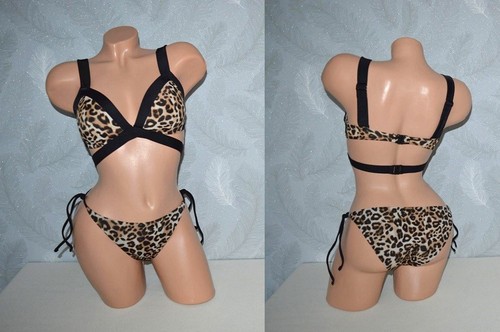 Multi leo stripes soft bikini - multi,
